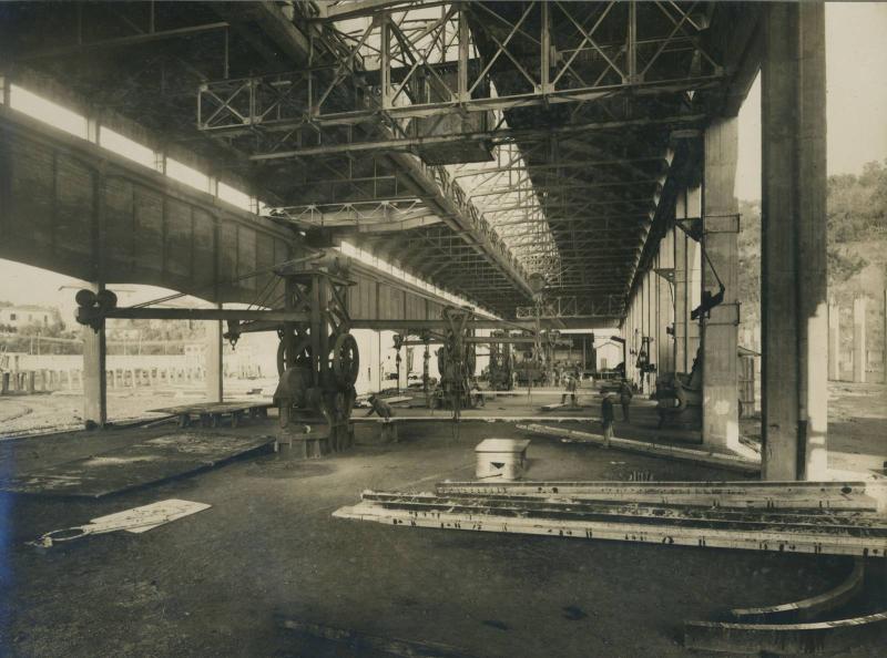 Tettoia "H" per la lavorazione a freddo lamiere e profilati