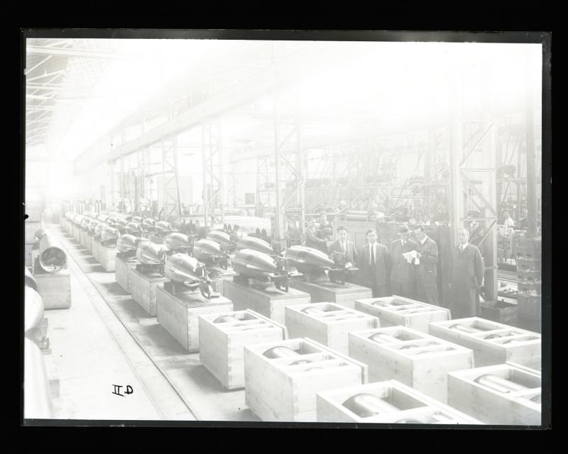 Visita al reparto montaggio dello stabilimento Whitehead di Fiume - 9