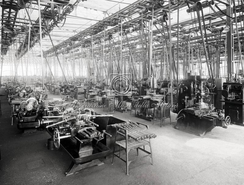 Interno dello stabilimento. Reparto