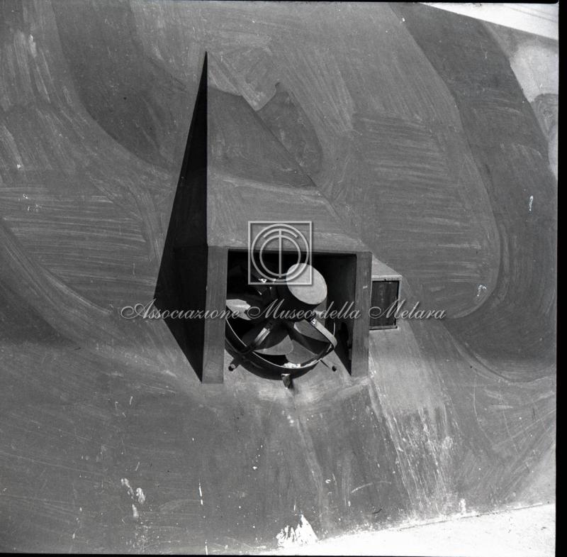 Presa d'aria del bunker con ventilatore