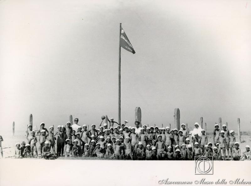 Colonia maschile al mare - Foto di gruppo